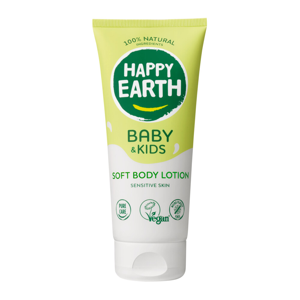 Happy Earth Bodylotion 100% Natuurlijk Baby&Kids 200 ml
