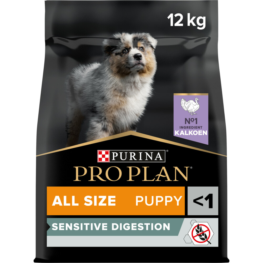 Pro Plan Puppy Sens Digest Graanvrij Kalkoen 12 kg