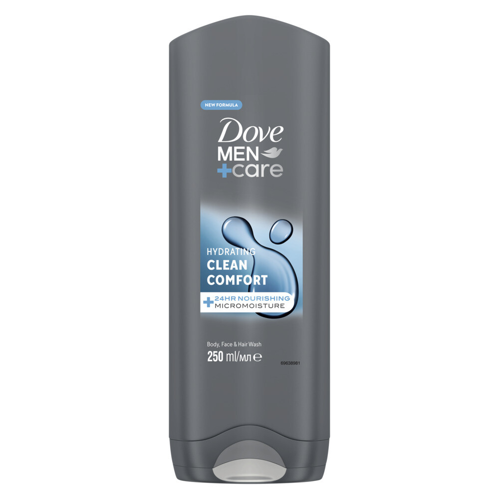 Dove Douchegel Men+Care Shower Clean Comfort 250 ml