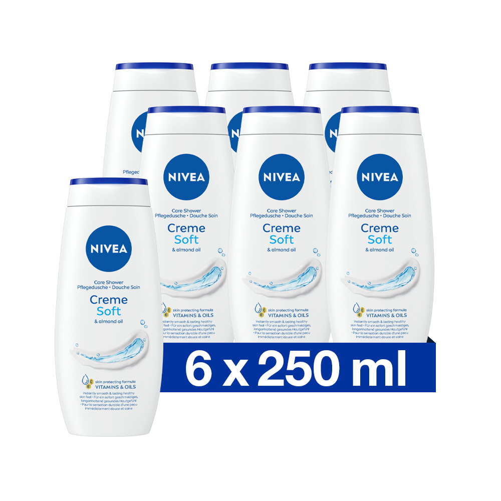 NIVEA Crème Soft douchecrème voordeelverpakking 5+1 gratis