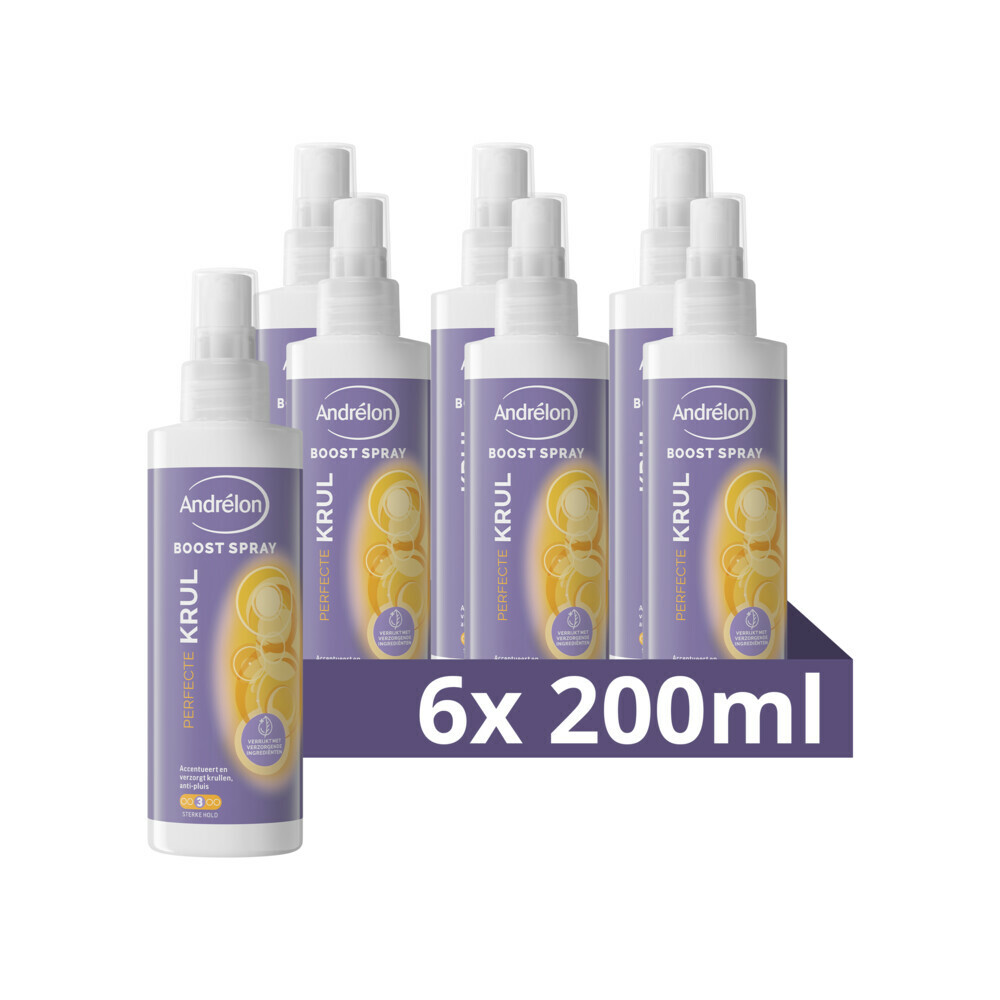 6x Andrelon Hairspray Perfecte Krul 250 ml