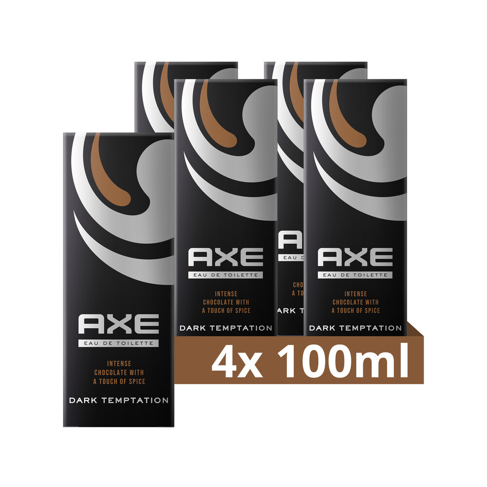 4x Axe Eau de Toilette Dark Temptation 100 ml