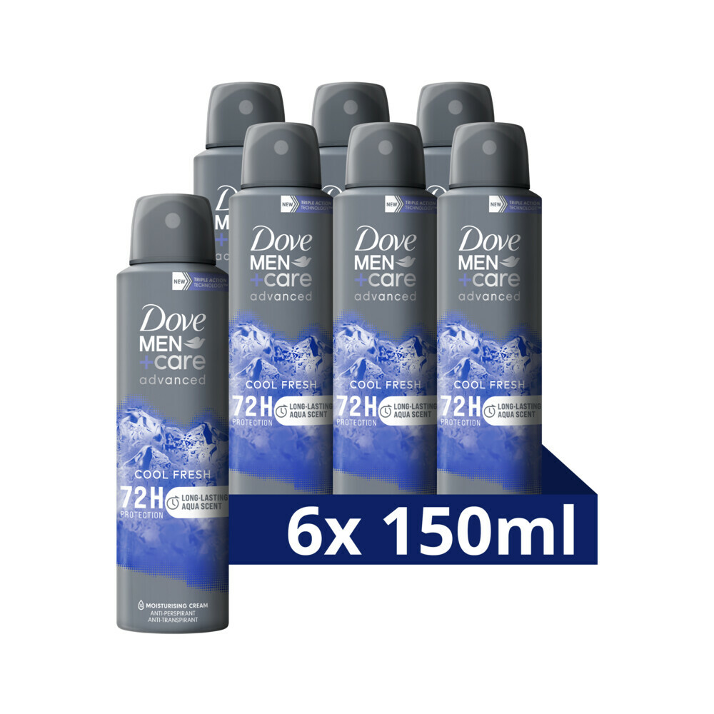 6x Dove Deodorant Spray Men+Care Cool Fresh 150 ml