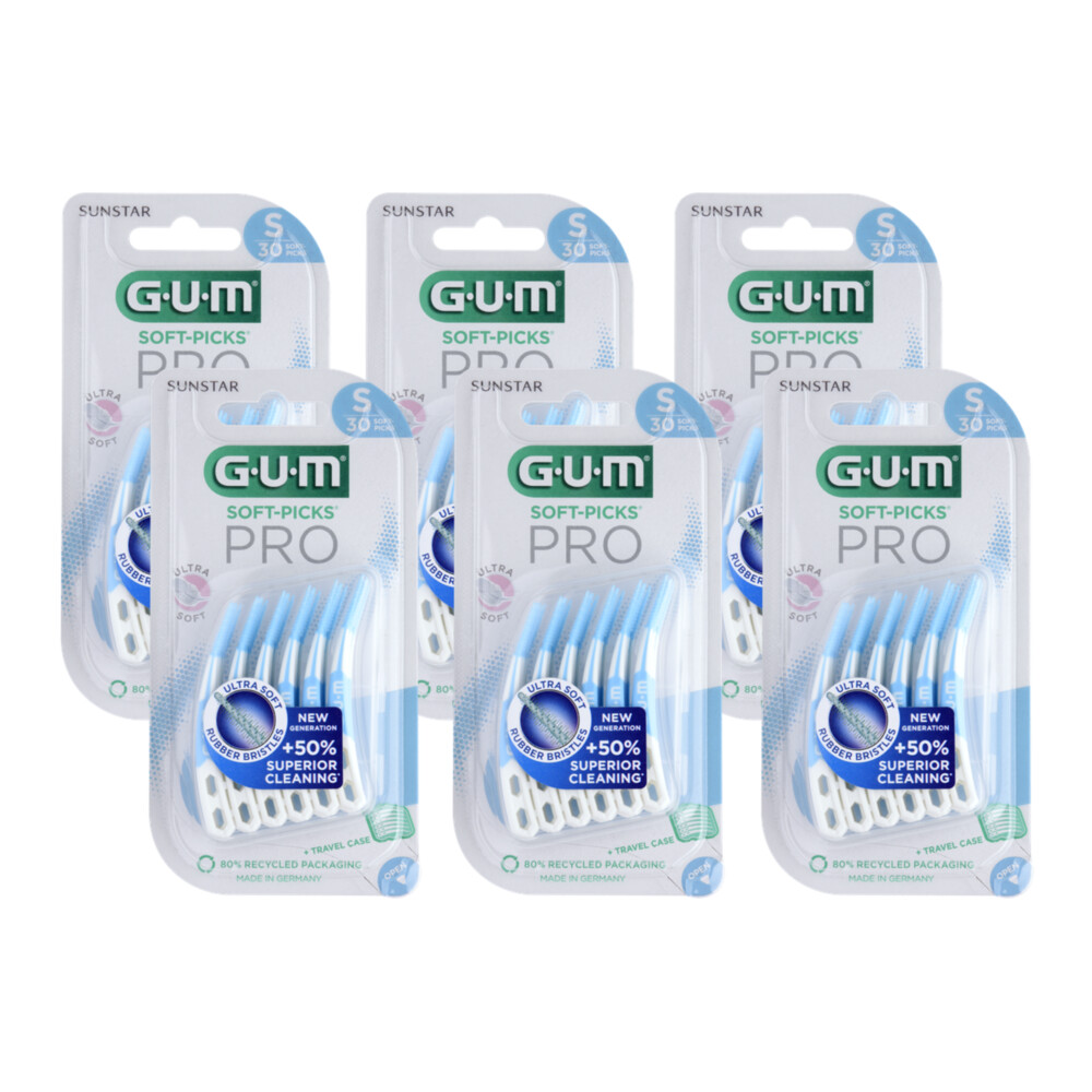 GUM 6x Soft-Picks PRO Small 30 - 180 stuks