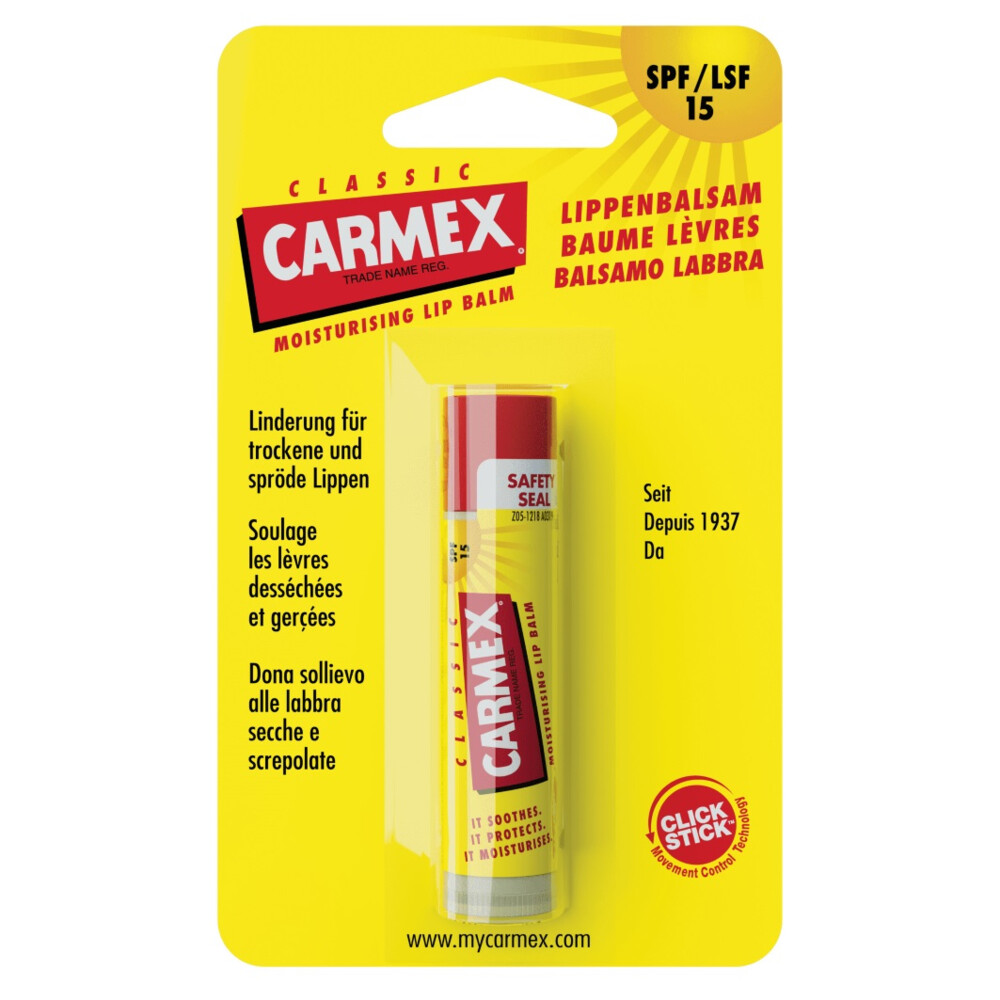 Carmex Lipbalm Classic Stick Spf 15 4,25gram
