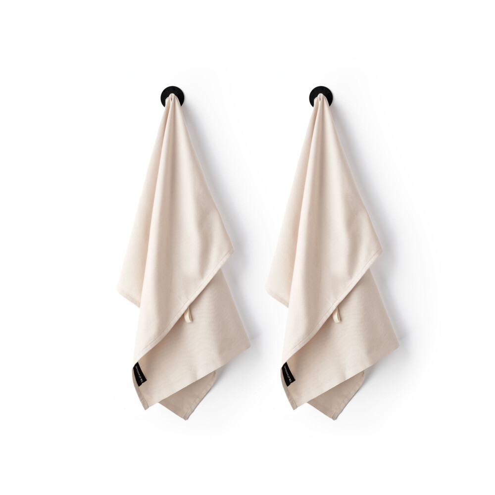 ZO Afwasdoek Gerecycled Katoen Naturel 2 stuks