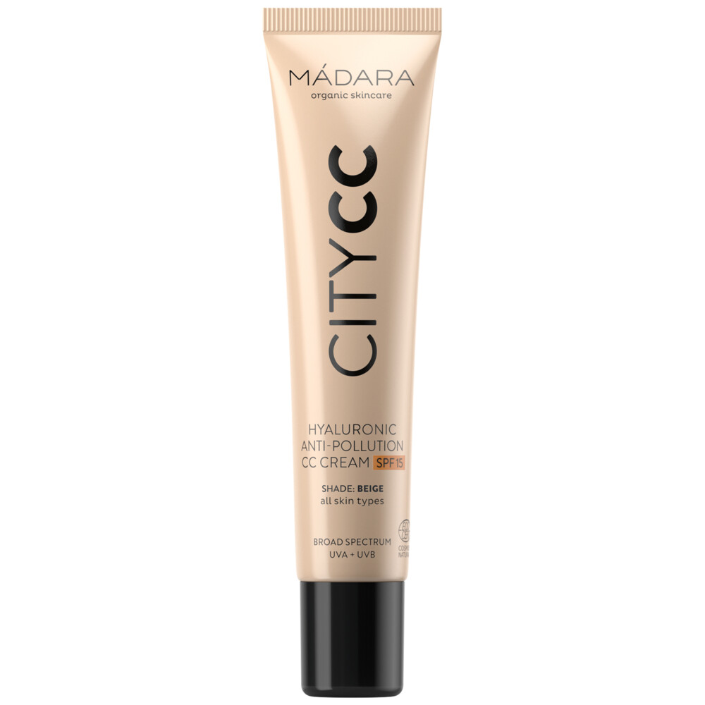 Madara City CC Hyaluronic Anti-Pollution CC-Crème SPF 15 Beige 40 ml