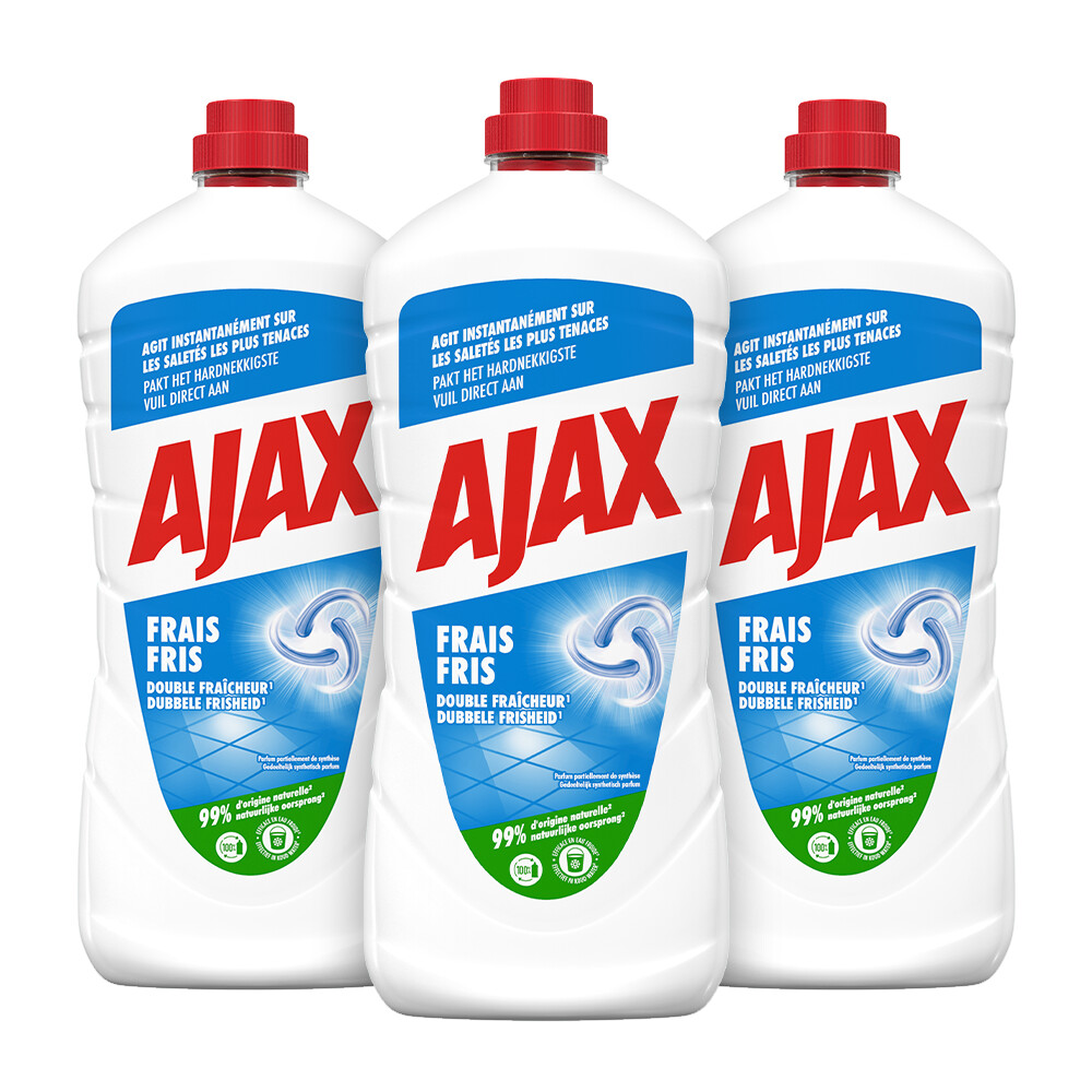 3x Ajax Allesreiniger Classic 1,25 liter