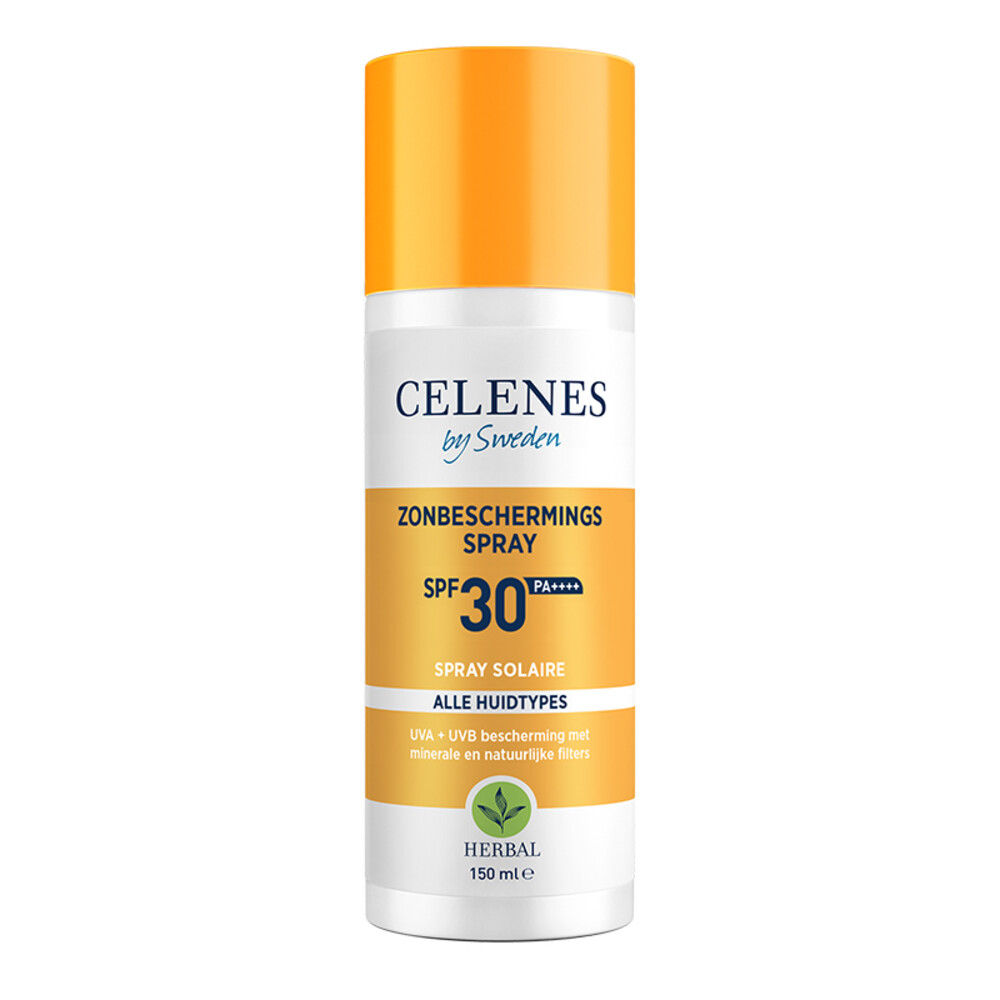 3x Celenes Herbal Zonnebrand Spray SPF 30 Alle Huidtypes 150 ml