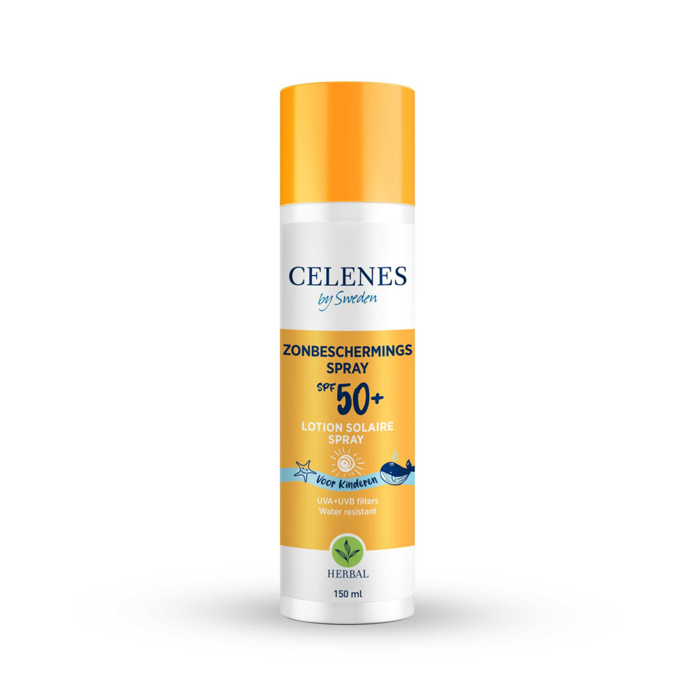 Celenes Herbal Zonnebrand Spray Kids SPF 50+ Alle Huidtypes 150 ml