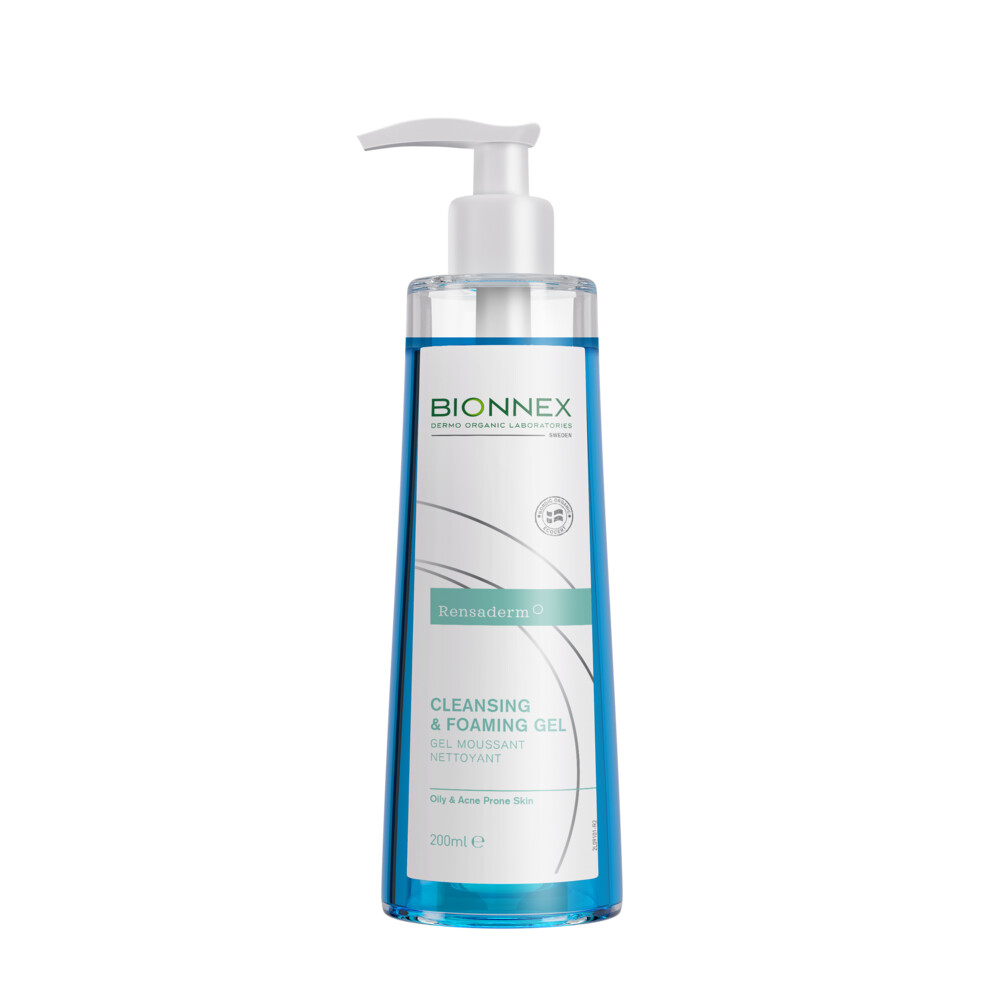 Bionnex Rendaderm Reinigende Foam Gel Voor Vettige en Acnegevoelige Huid 200 ml