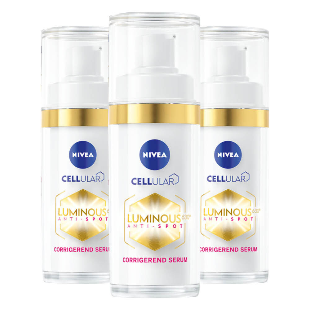 3x NIVEA Luminous630 Corrigerend Serum 30 ml