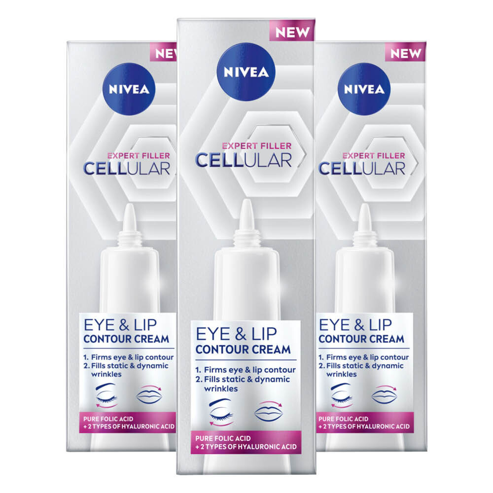 3x NIVEA Oogcontourcrème Cellular Filler 15 ml