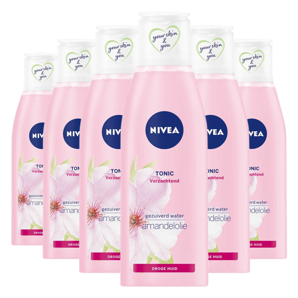 6x NIVEA Renigingstonic Verzachtend 200 ml
