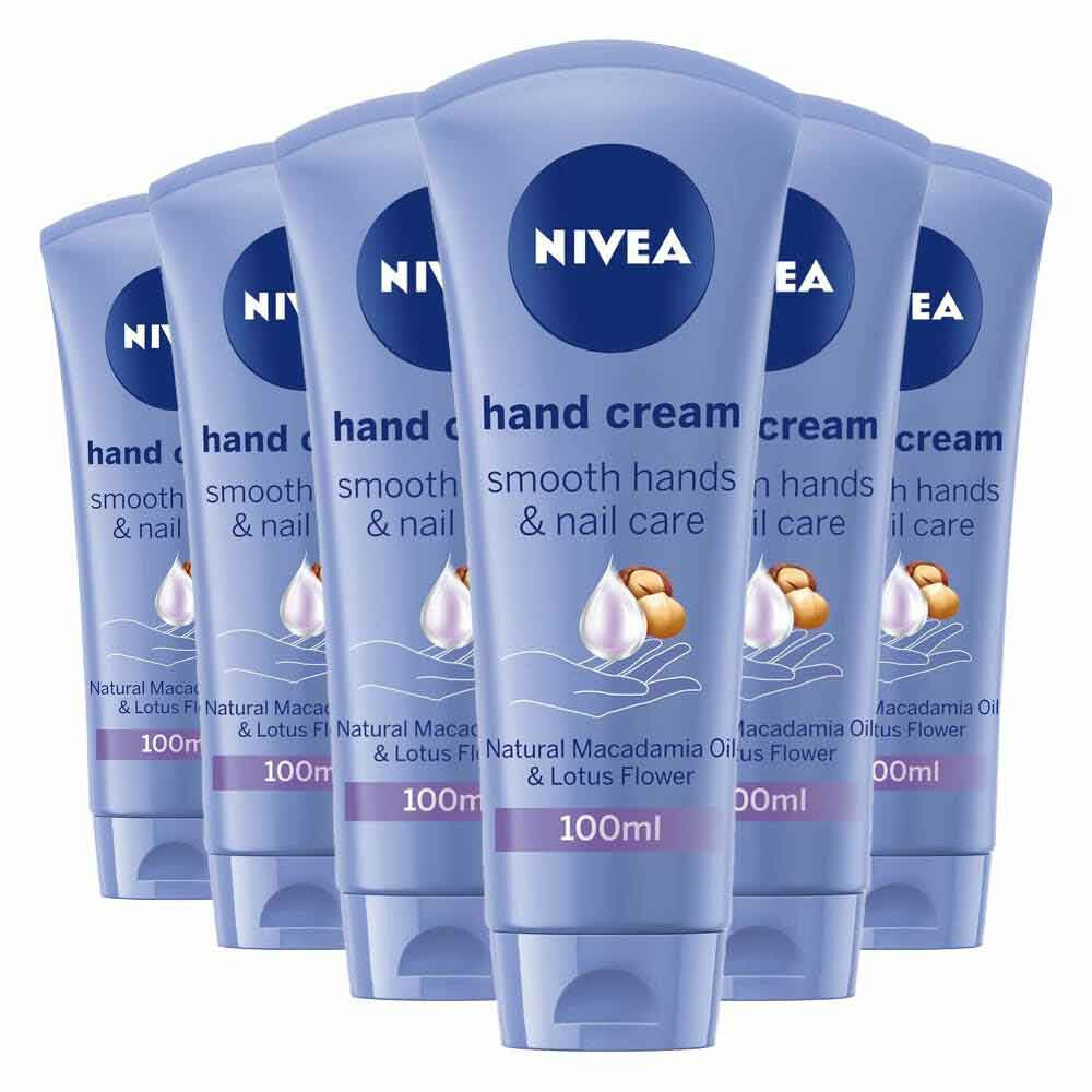 6x Nivea Zijdezachte Handcrème 100 ml