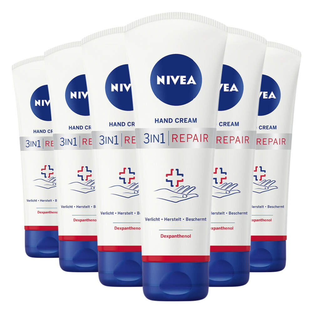 6x NIVEA Handcrème Repair 100 ml