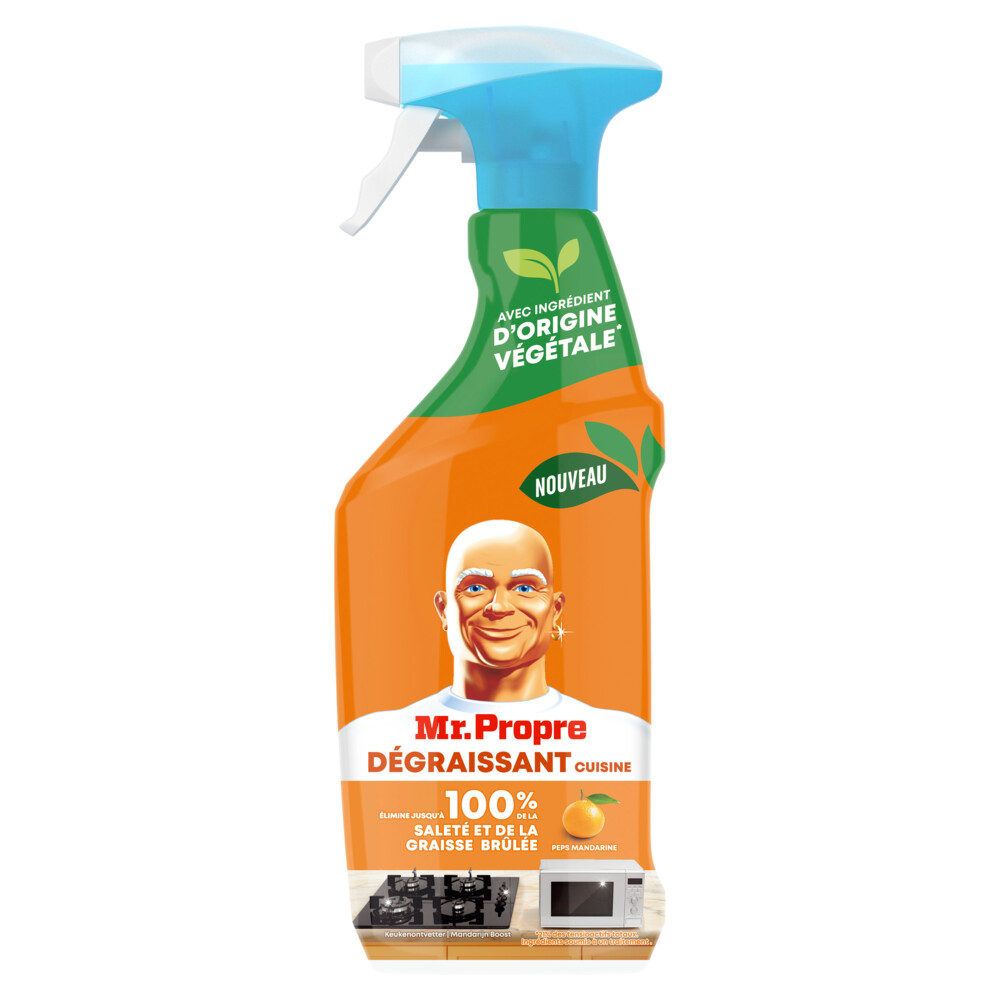 2+1 gratis: Mr. Propre Keukenontvetter Spray Mandarijn Boost 500 ml
