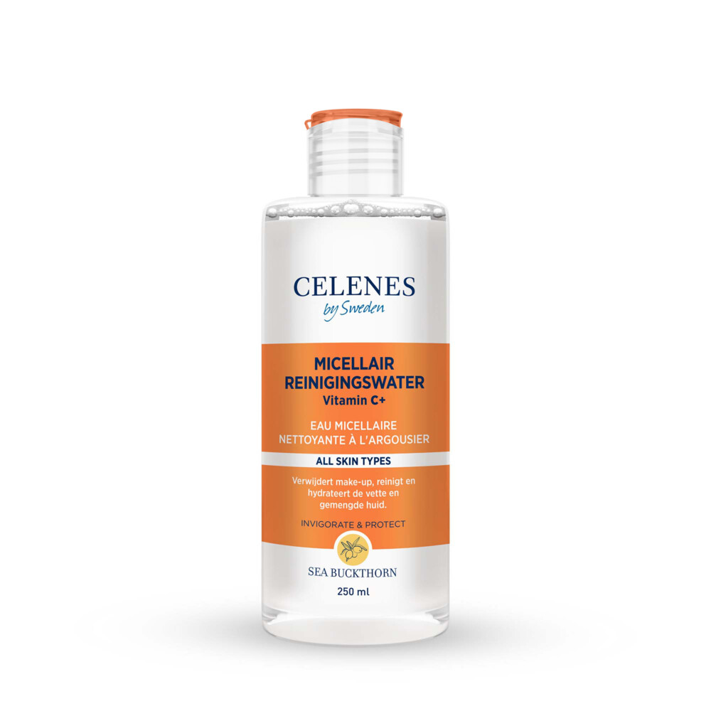 3x Celenes Duindoorn Micellair Reinigingswater Vettige / Combinatie Huid 250 ml