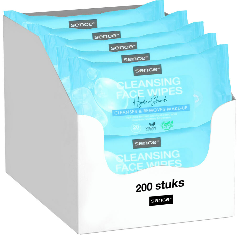 10x Sence Gezichtsreinigingsdoekjes Normale Huid 20 stuks