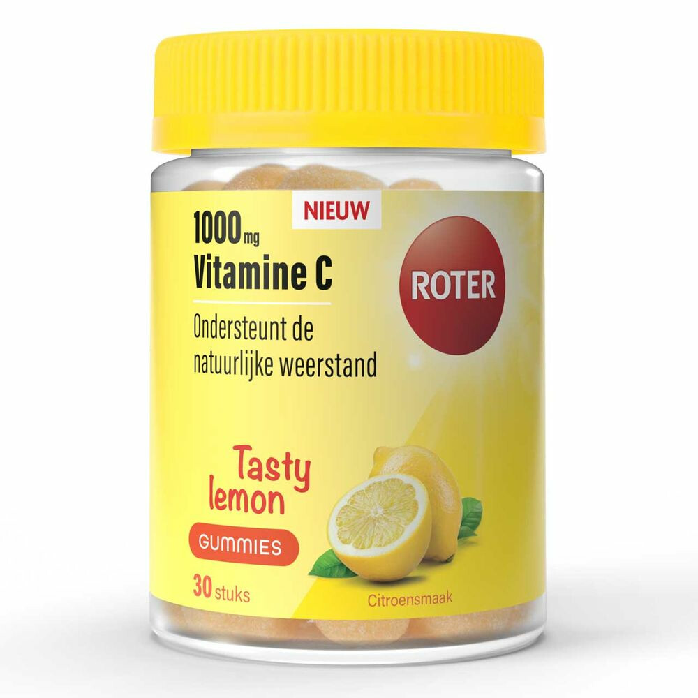 Roter Vitamine C Gummies Tasty Lemon 30 stuks