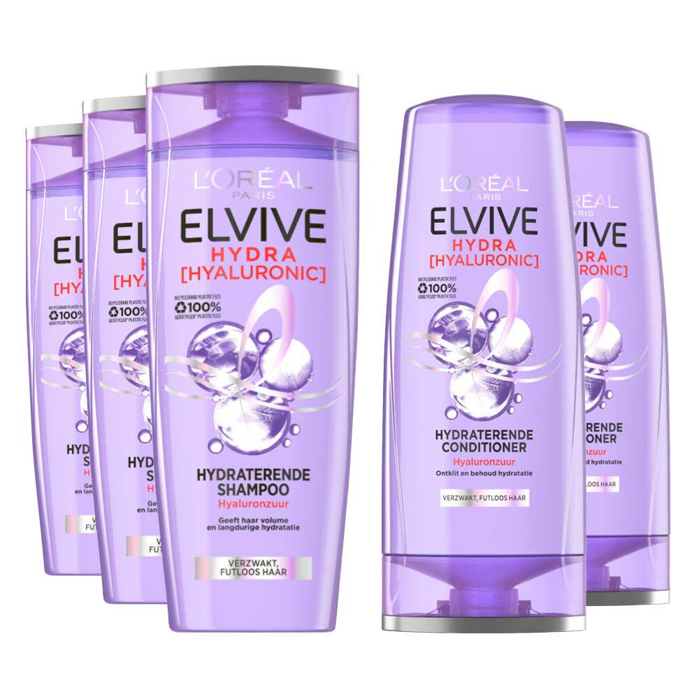 L'Oréal Elvive Hydra Hyaluronic Hydraterend Shampoo&Conditioner Duo Pakket