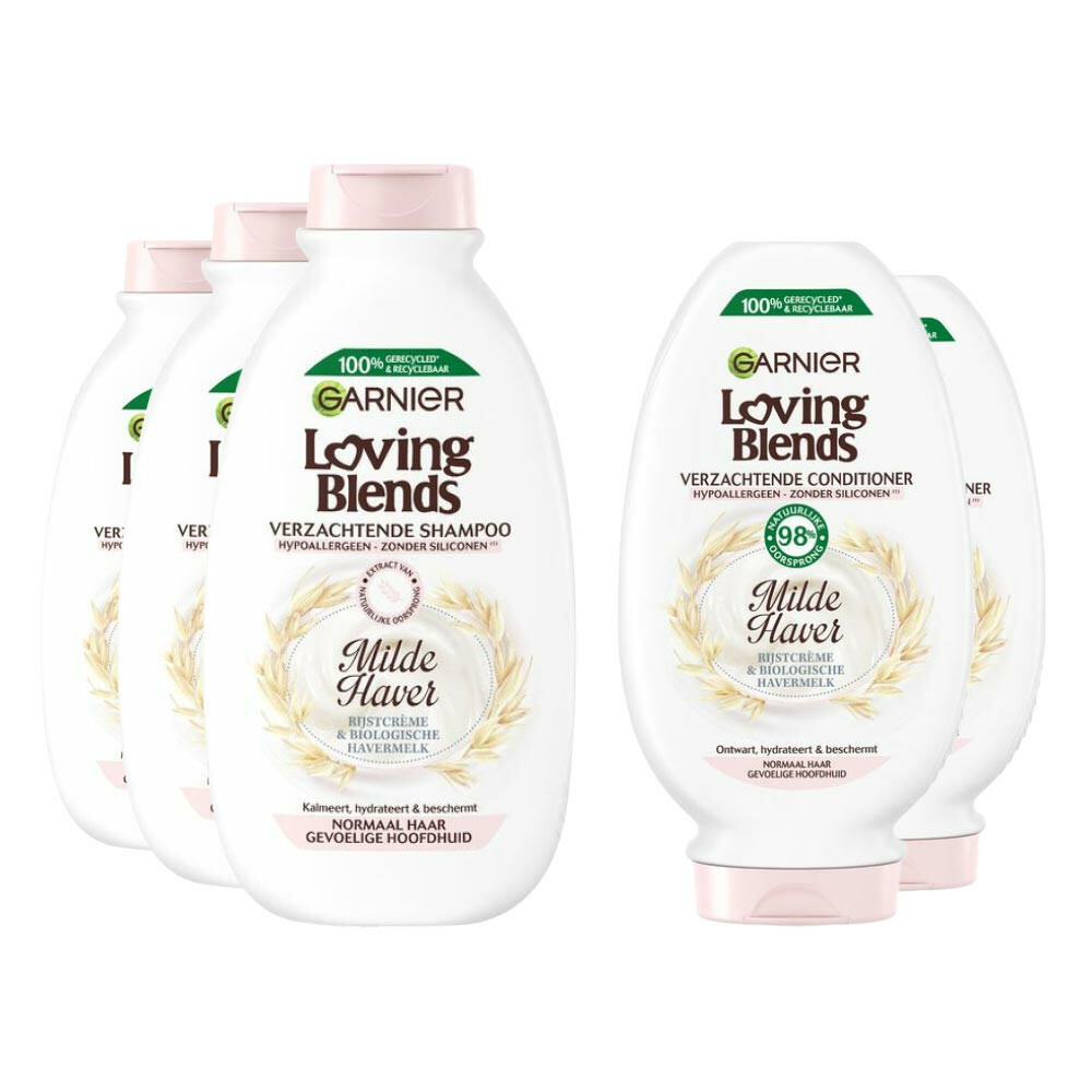 Garnier Loving Blends Milde Haver Shampoo&Conditioner DUO Pakket