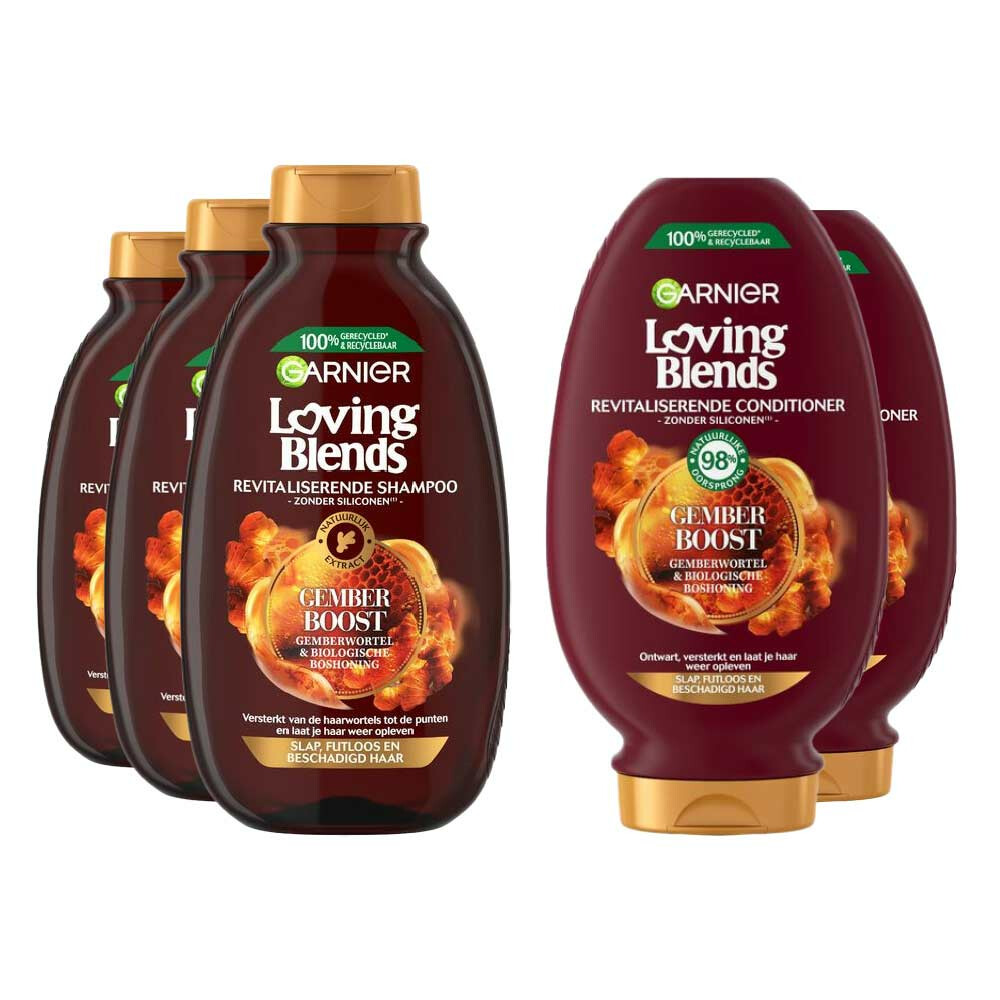 Garnier Loving Blends Gember Boost Shampoo&Conditioner DUO Pakket