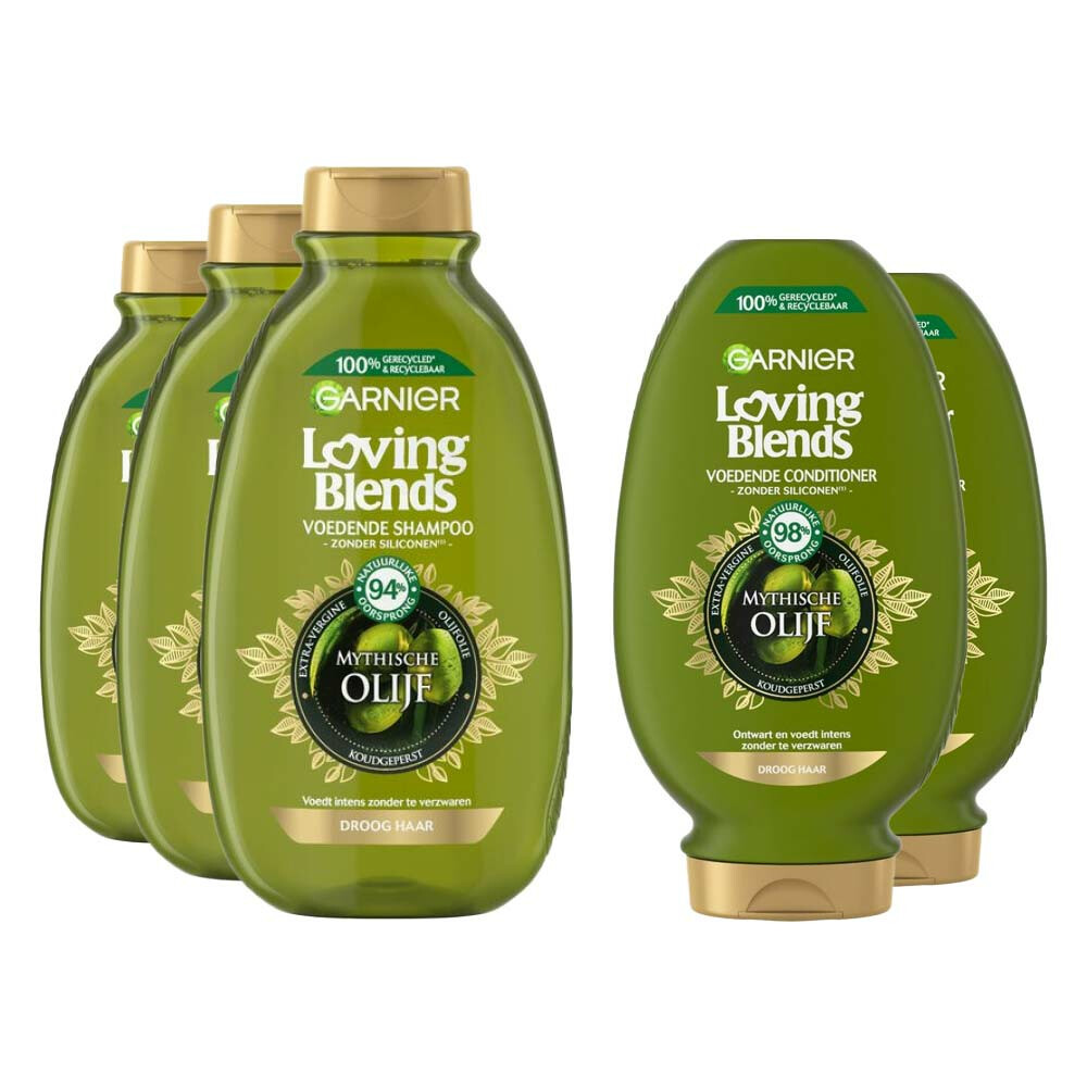Garnier Loving Blends Mytische Olijf Shampoo&Conditioner DUO Pakket
