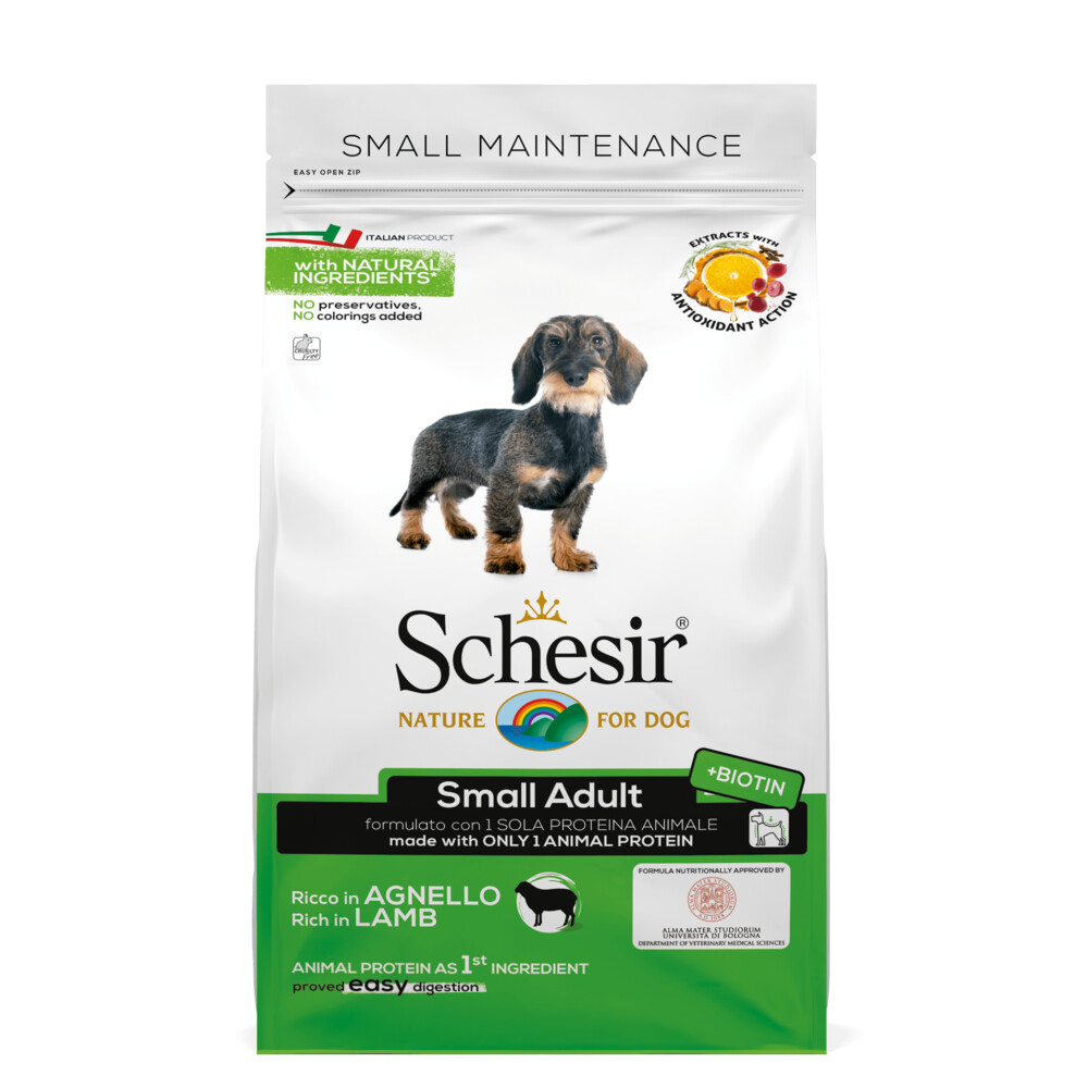 8x Schesir Hond Dry Maintenance Small Lam 800 gr