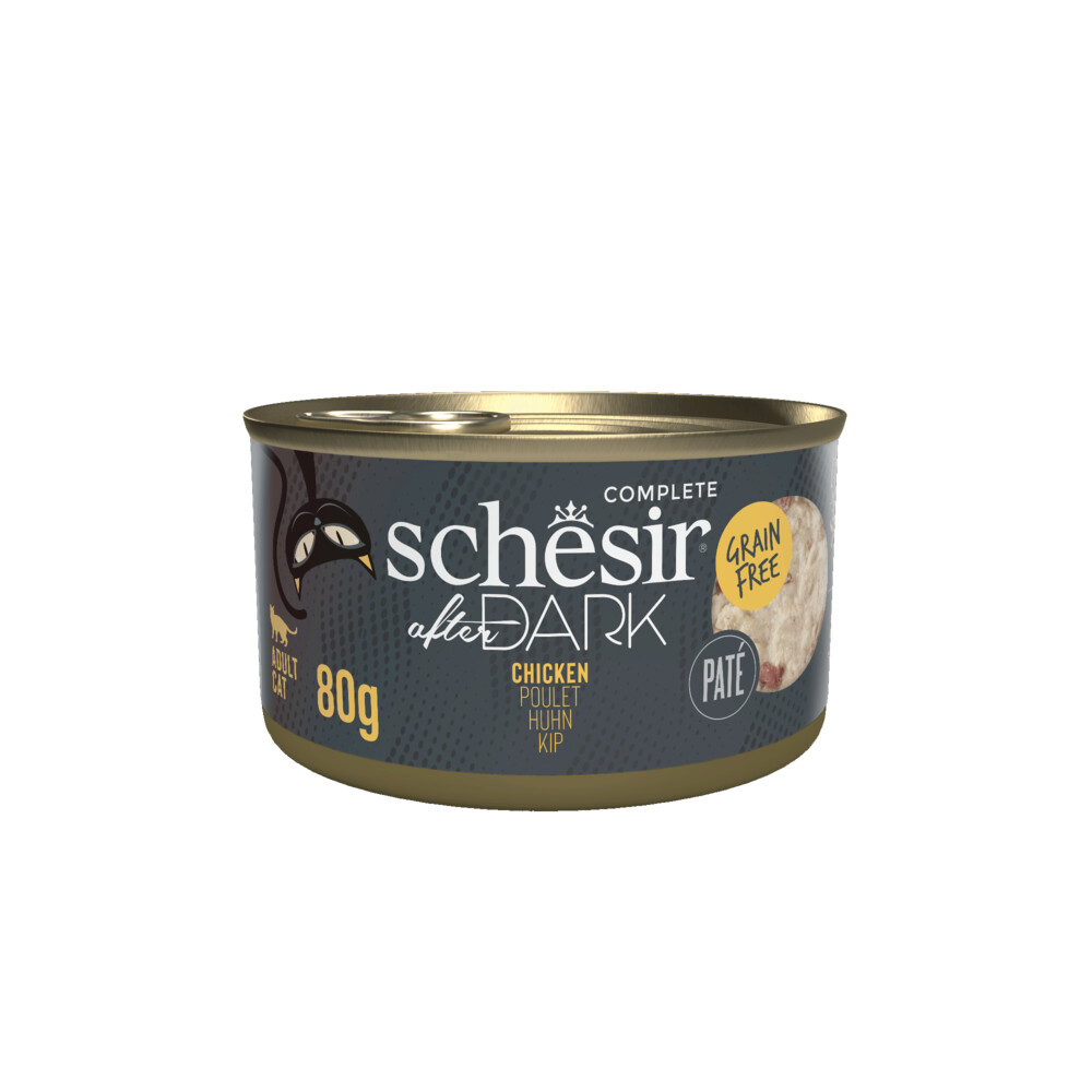 12x Schesir After Dark Paté  Kip 80 gr