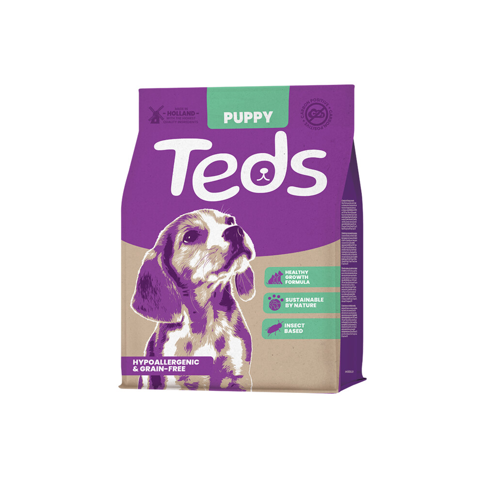 6x Teds Hondenbrokken Puppy Insect 800 gr