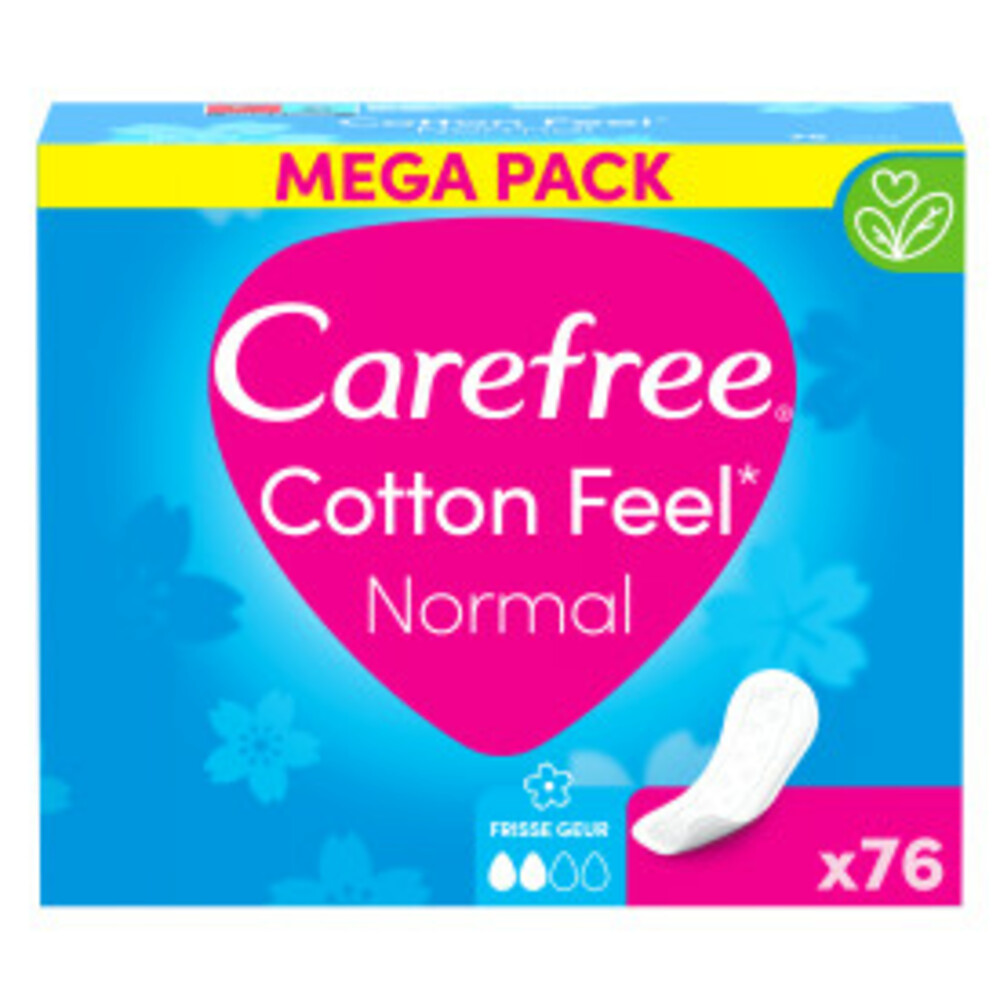 8x Carefree Cotton Feel Fresh 76 stuks