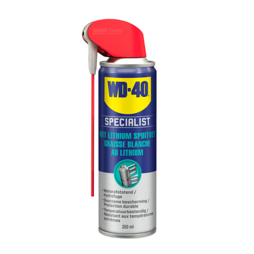 WD 40 Specialist hoogwaardig wit lithiumspuitvet 250 ml