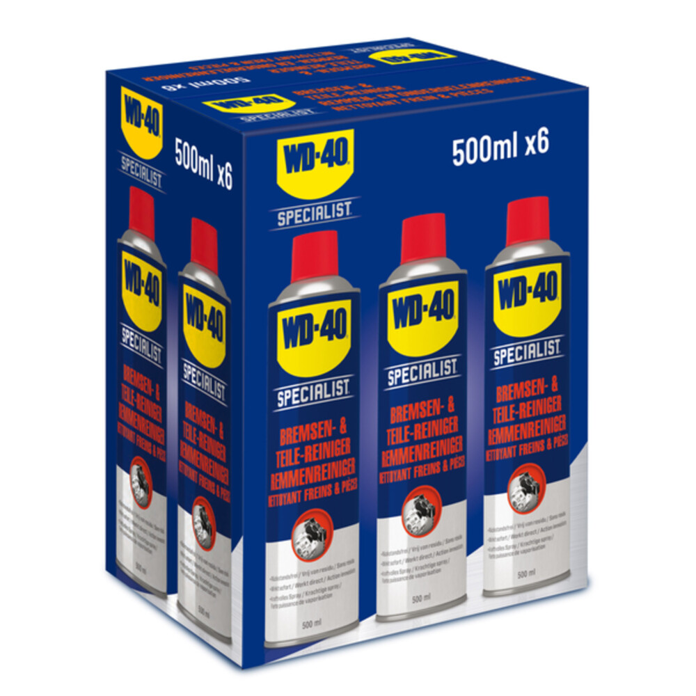 6x WD-40 Specialist® Remmenreiniger 500 ml