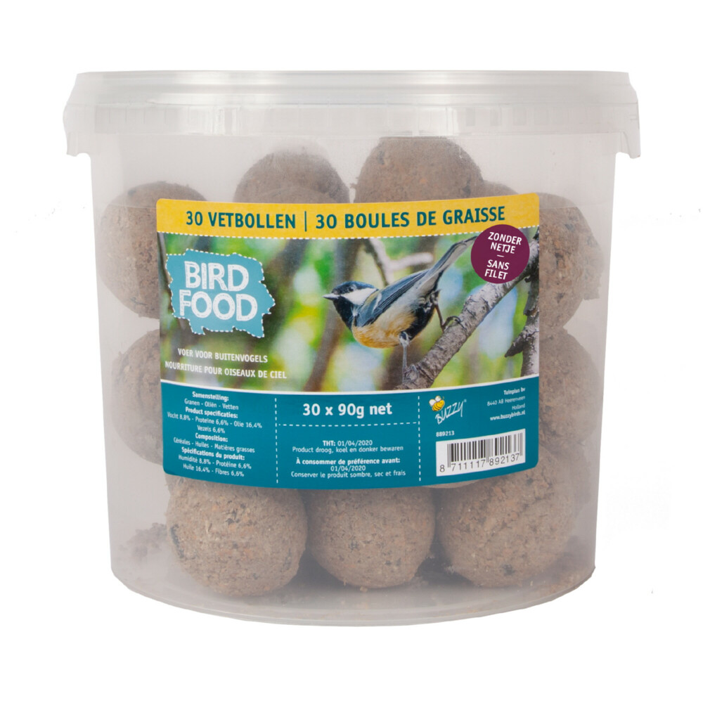 Bûten Food Emmer Vetbollen 30 x 90 gr