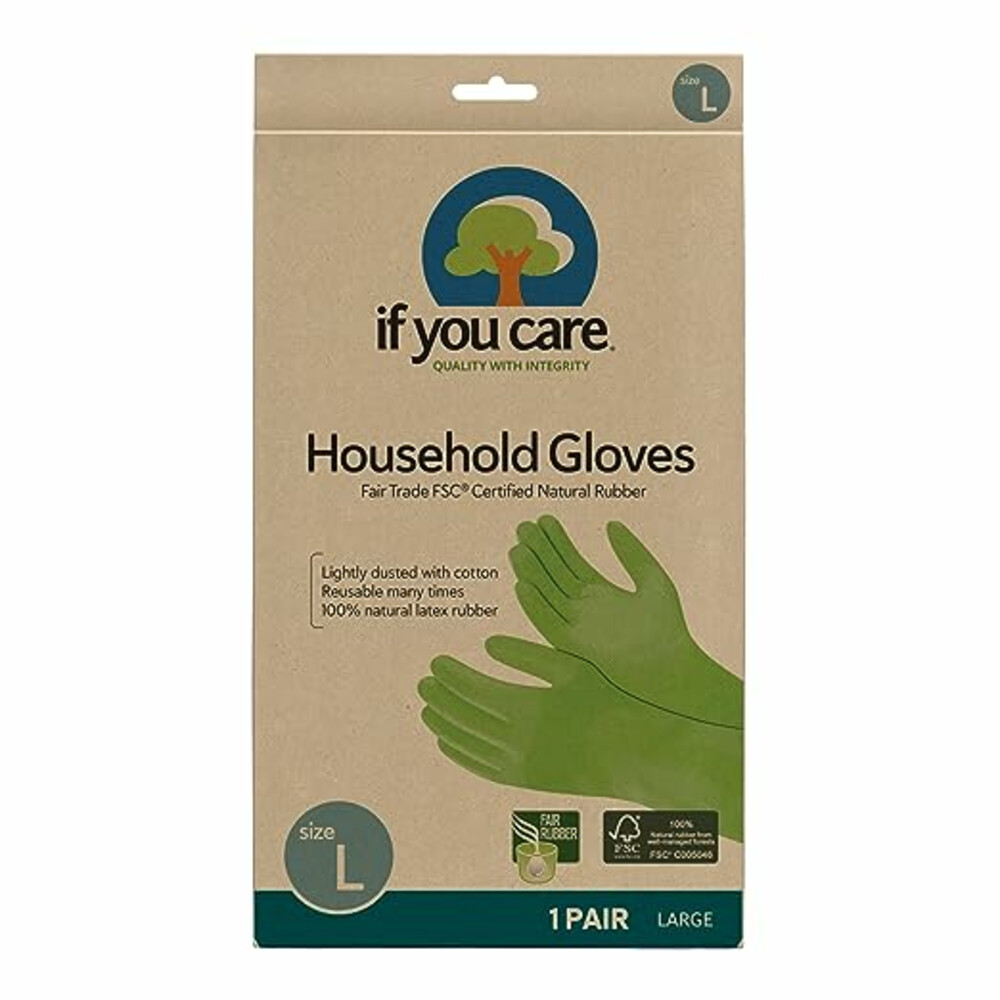 If You Care Huishoudhandschoenen Large 1 paar
