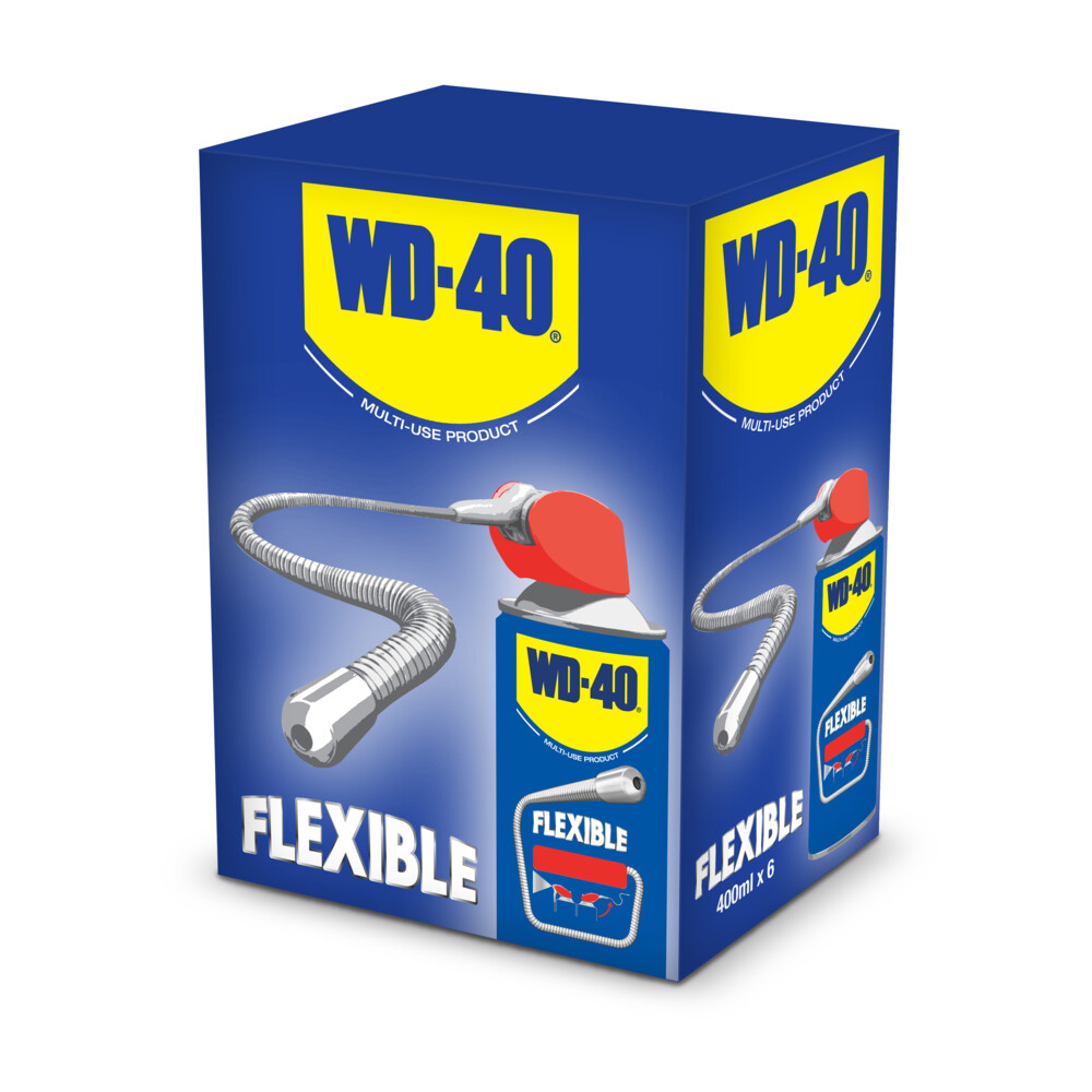 6x WD-40 Multi-Use Product Flexible® Multispray 400 ml