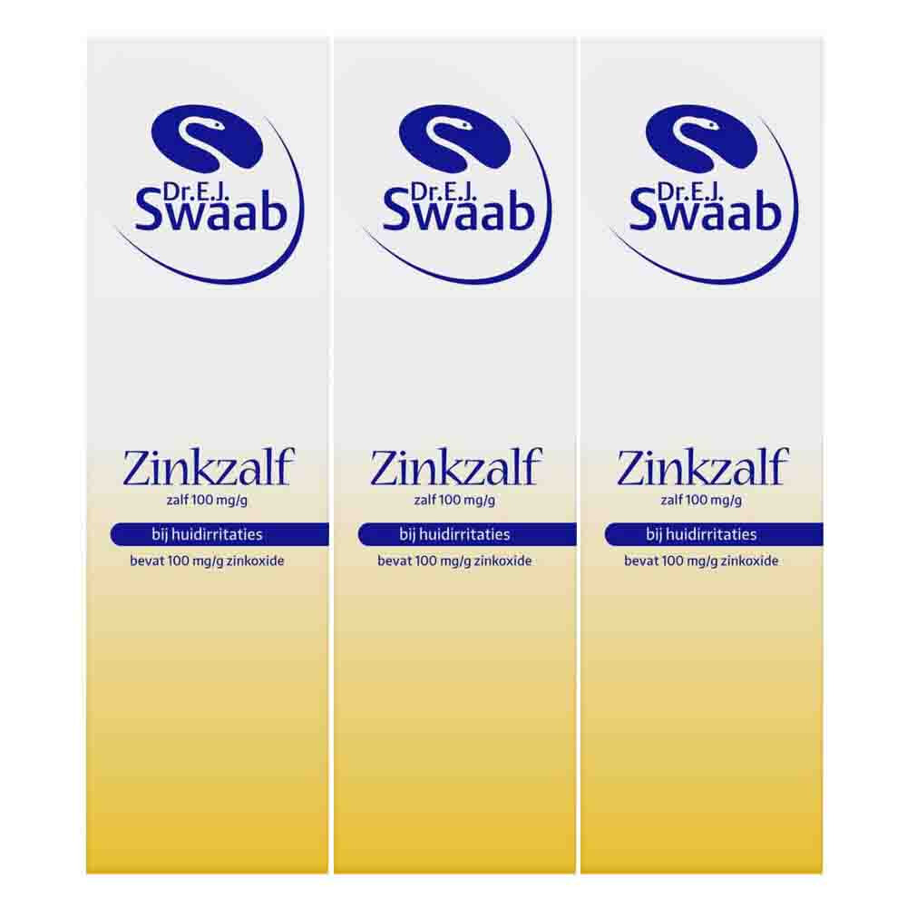 3x E.J. Swaab Zinkzalf UAD 30 gr