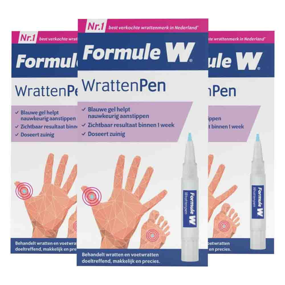 3x Formule W Wrattenpen TCA-Active Gel 1,5 ml