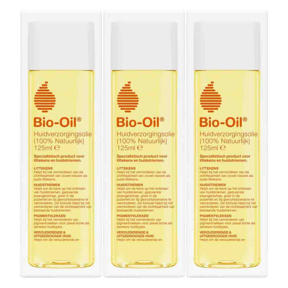 3x Bio-Oil Huidverzorgingsolie 100% natuurlijk 125 ml