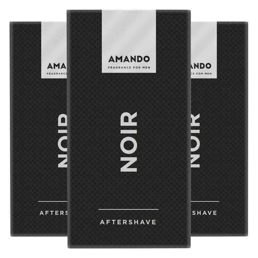 3x Amando Noir Aftershave 50 ml