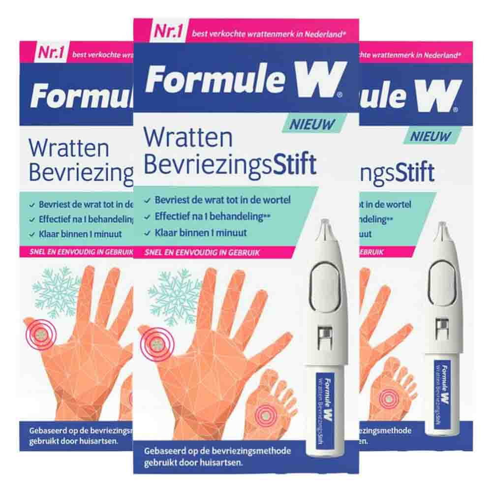 3x Formule W Wratten Bevriezingsstift 15 ml