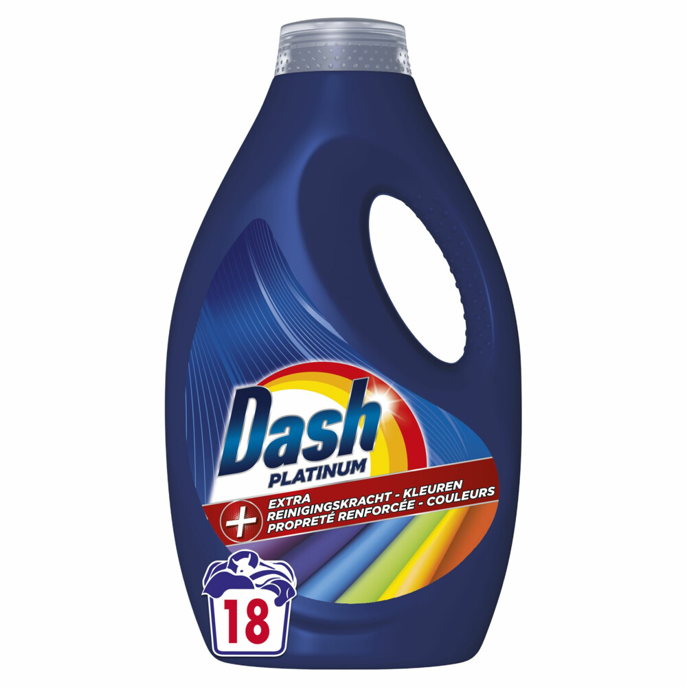 4x Dash Vloeibaar Wasmiddel Platinum Color 810 ml