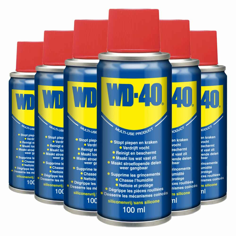 6x WD-40 Multi-Use Product Classic Multispray 100 ml