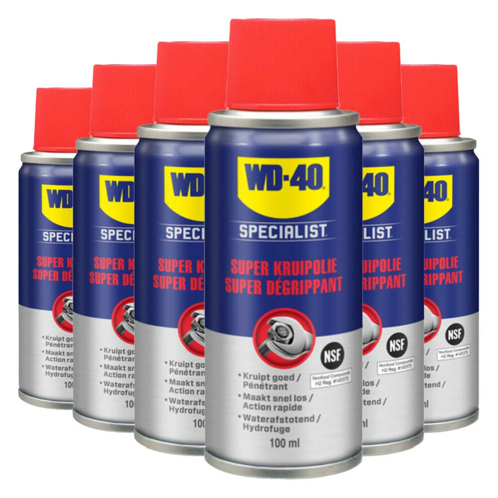 6x WD-40 Specialist® Super Kruipolie 100 ml