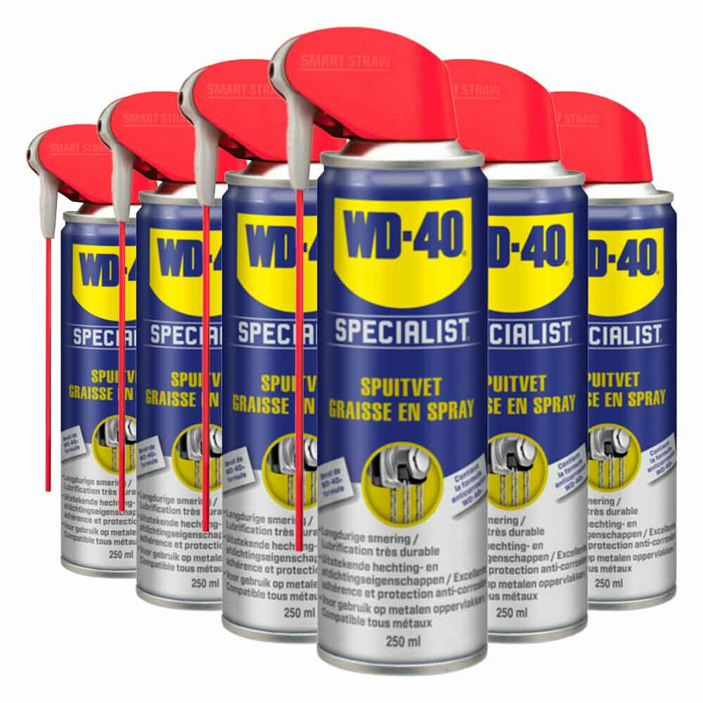 6x WD-40 Specialist® Spuitvet 250 ml