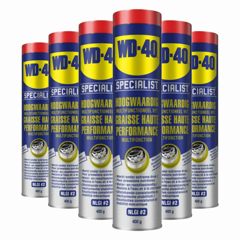 6x WD-40 Specialist® Hoogwaardig Multifunctioneel Vet 400 gr