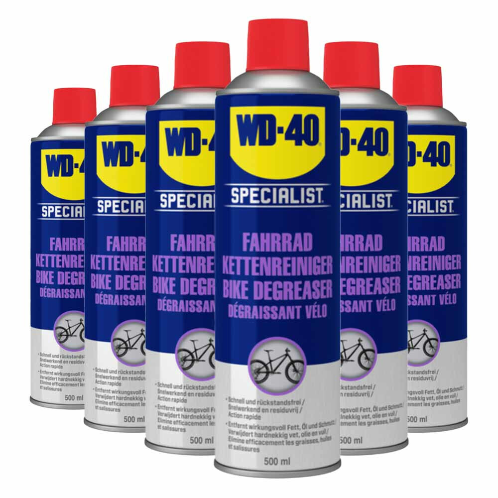 6x WD-40 Specialist® Fiets Ontvetter 500 ml