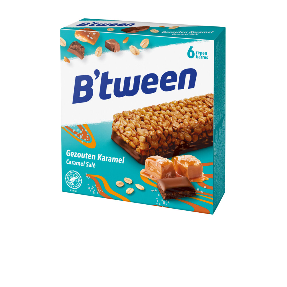 Hero B'tween Mueslireep Salted Caramel 6x23 gr