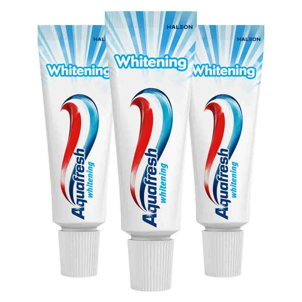Aquafresh 3x Tandpasta Whitening Mini 15 ml - 3 stuks